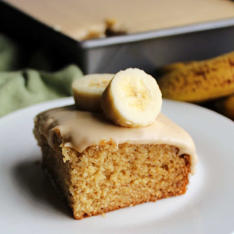 Banana Cake With Brown Sugar Frosting