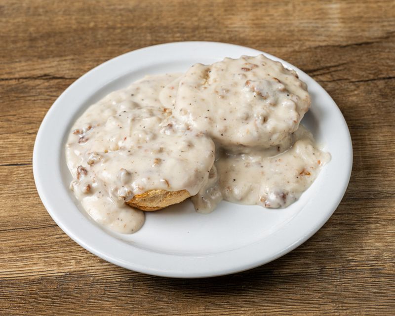 Buttermilk Biscuits with Gravy