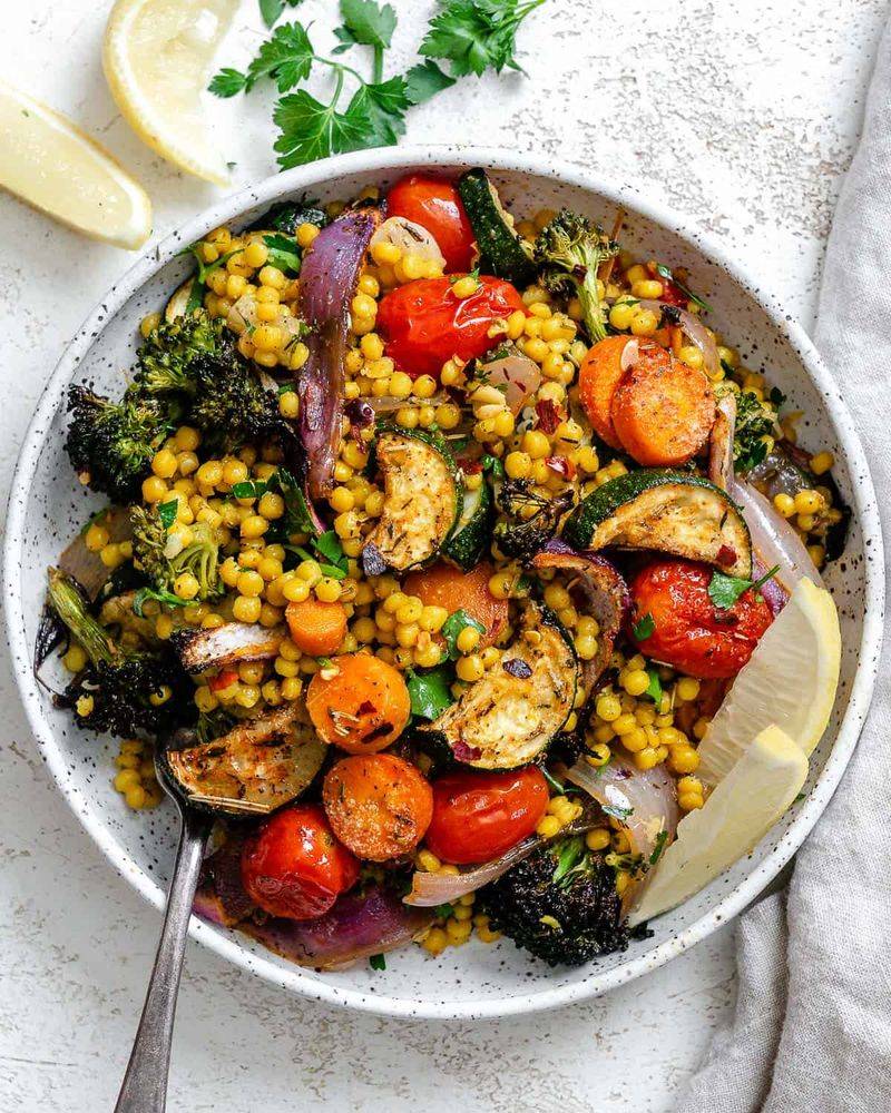 Couscous Bowl With Roasted Veggies