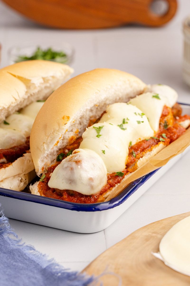 Subway-Style Meatballs In Marinara