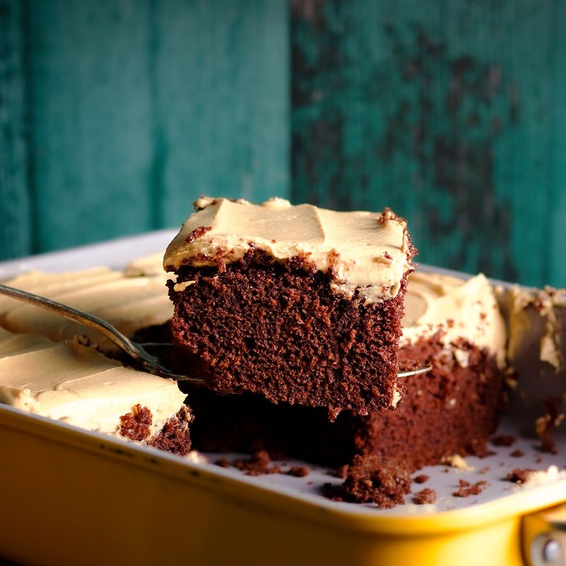 Peanut Butter Chocolate Snack Cake