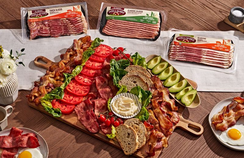 Wellshire Thick‑Sliced Dry‑Rubbed Uncured Bacon