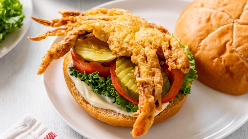 Maryland: Fried Soft-Shell Crab