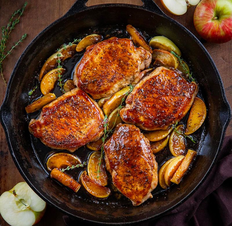 Apple Cider Pork Chops