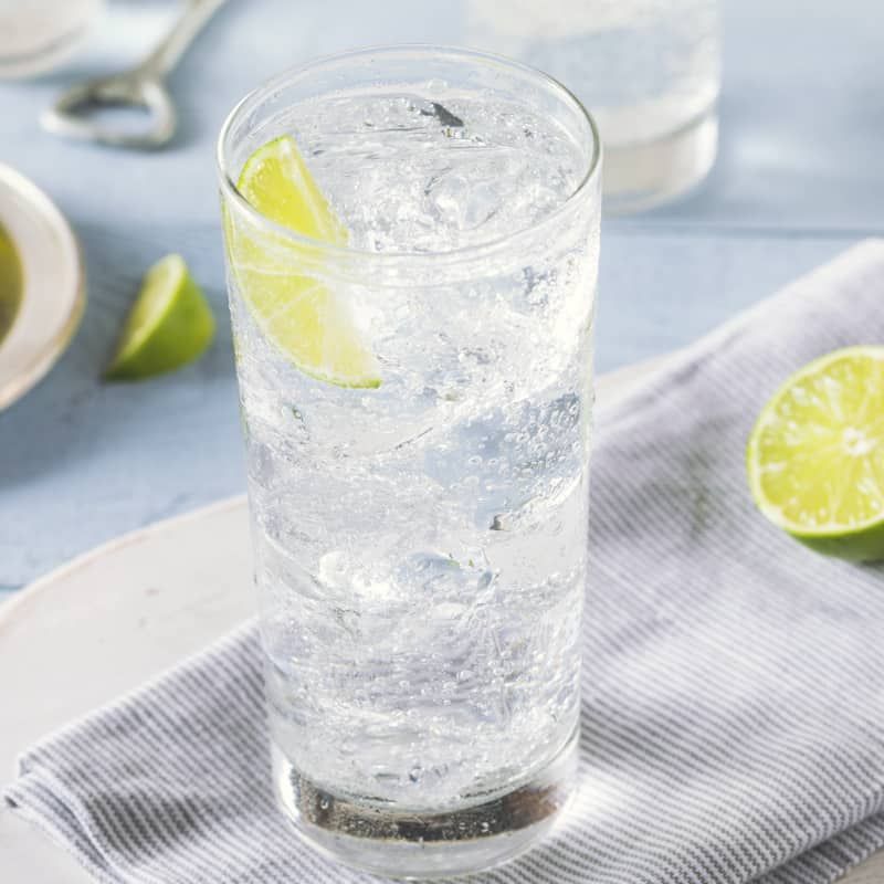 Sparkling water instead of soda