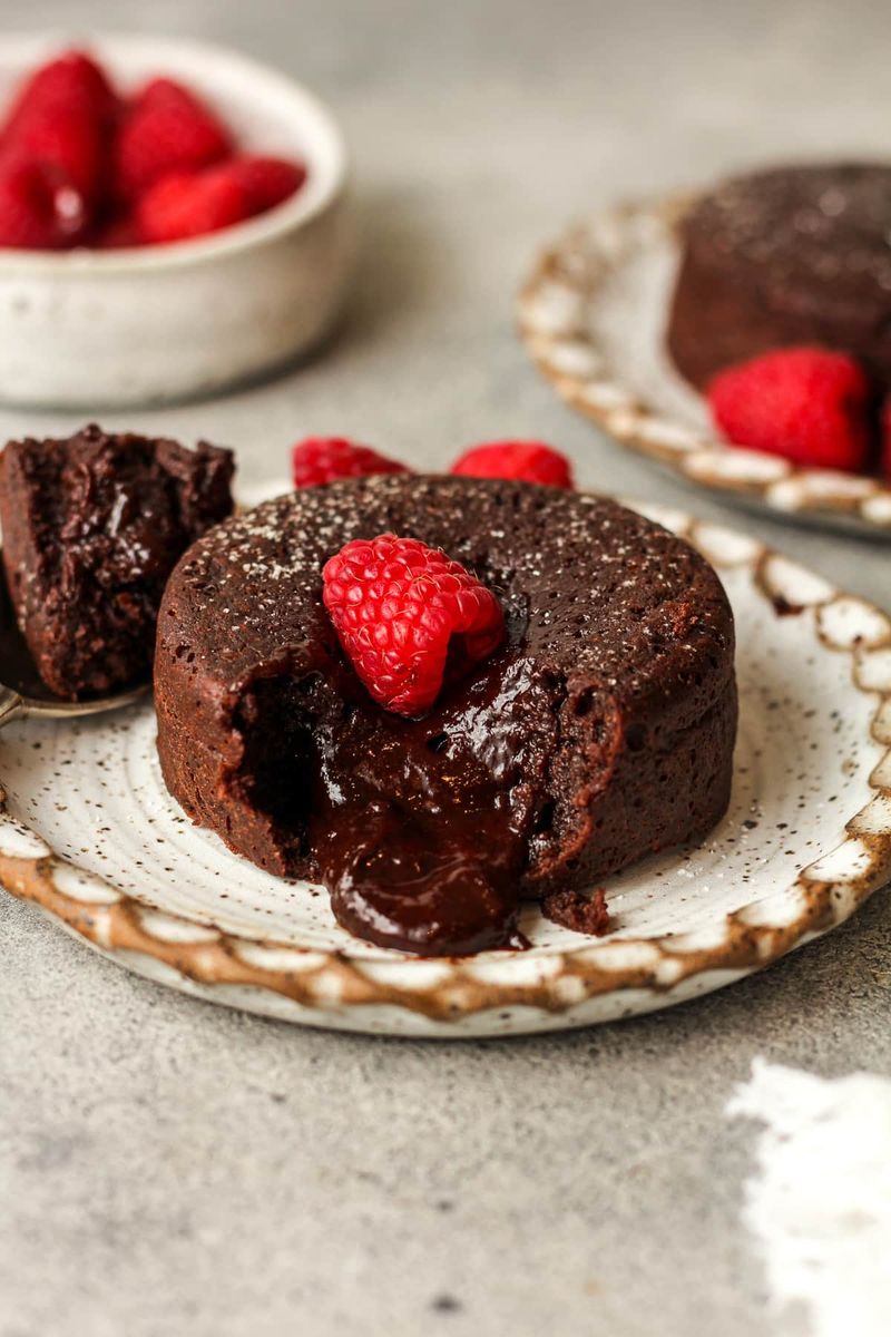 Mini chocolate lava cakes (shortcut style)