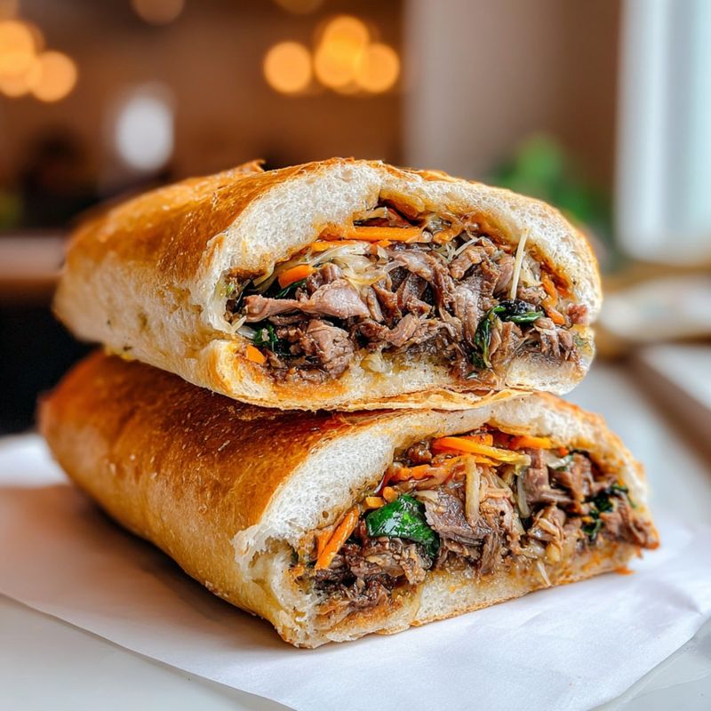 Korean Bulgogi Cheesesteak