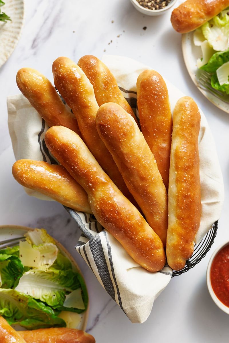 Copycat Breadsticks With Garlic Butter and Salt