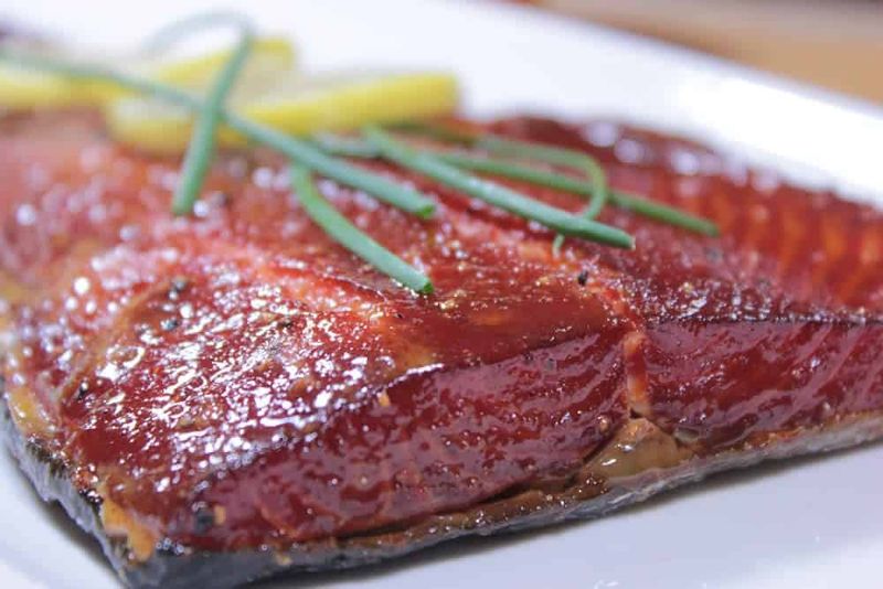 Maple Bourbon Smoked Salmon