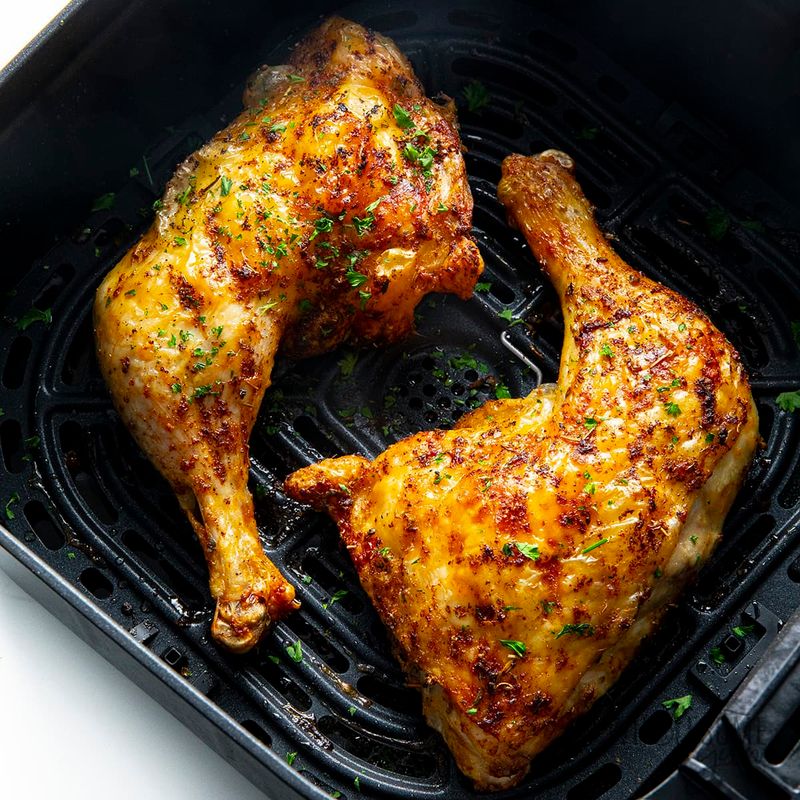 Chicken Leg Quarters, BBQ Style