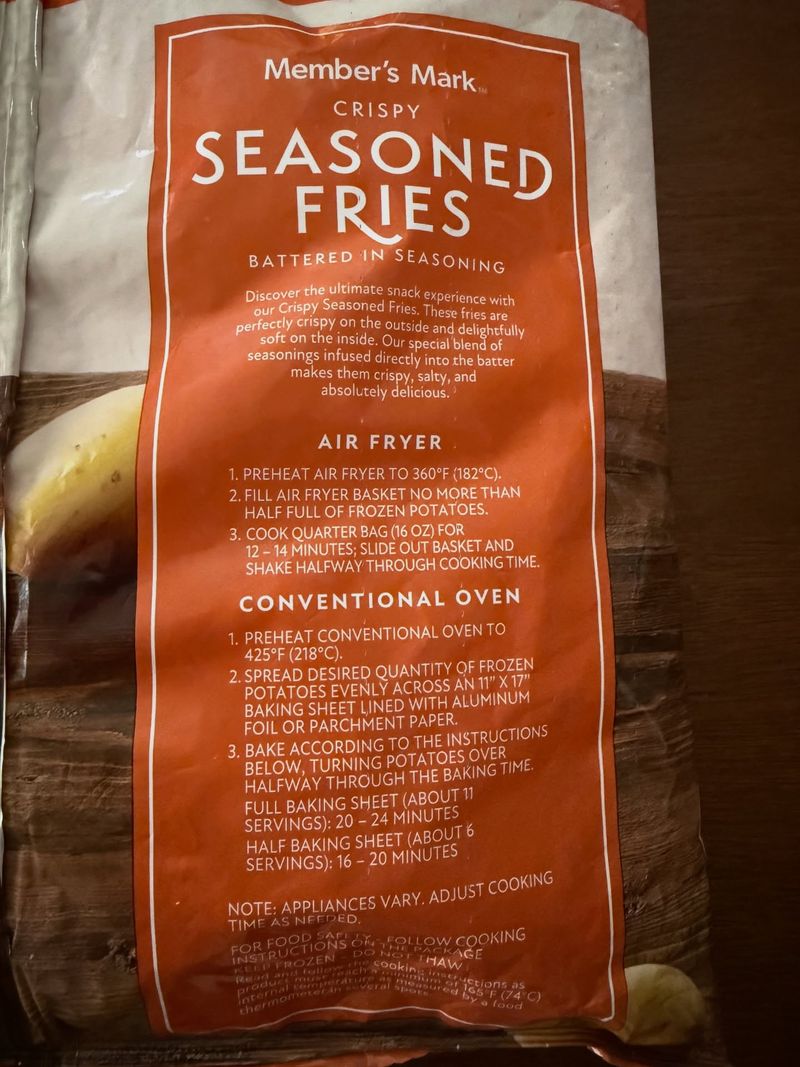 Ignoring the package instructions