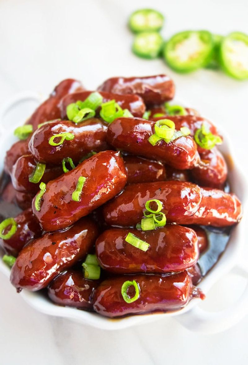 Cocktail Franks in Tangy Sauce