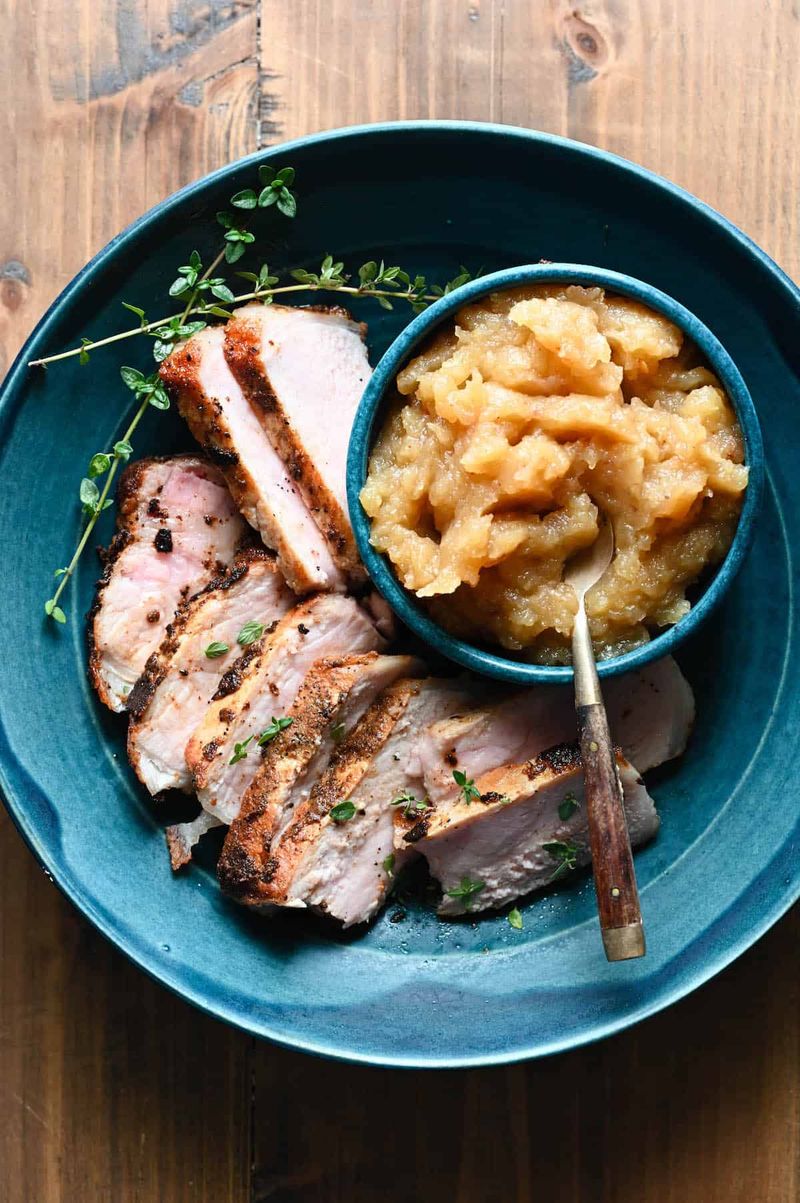 Applesauce Pork Chops