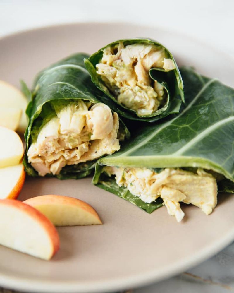 Chicken Caesar Collard Wrap