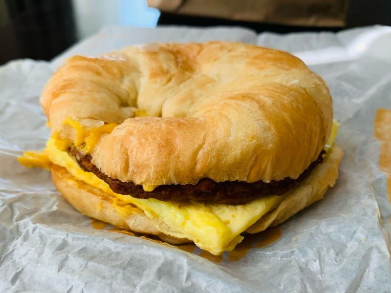 Burger King Sausage, Egg & Cheese Croissan’wich
