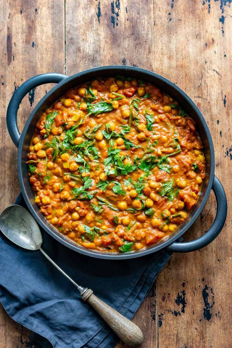 Chickpea Curry In One Pan
