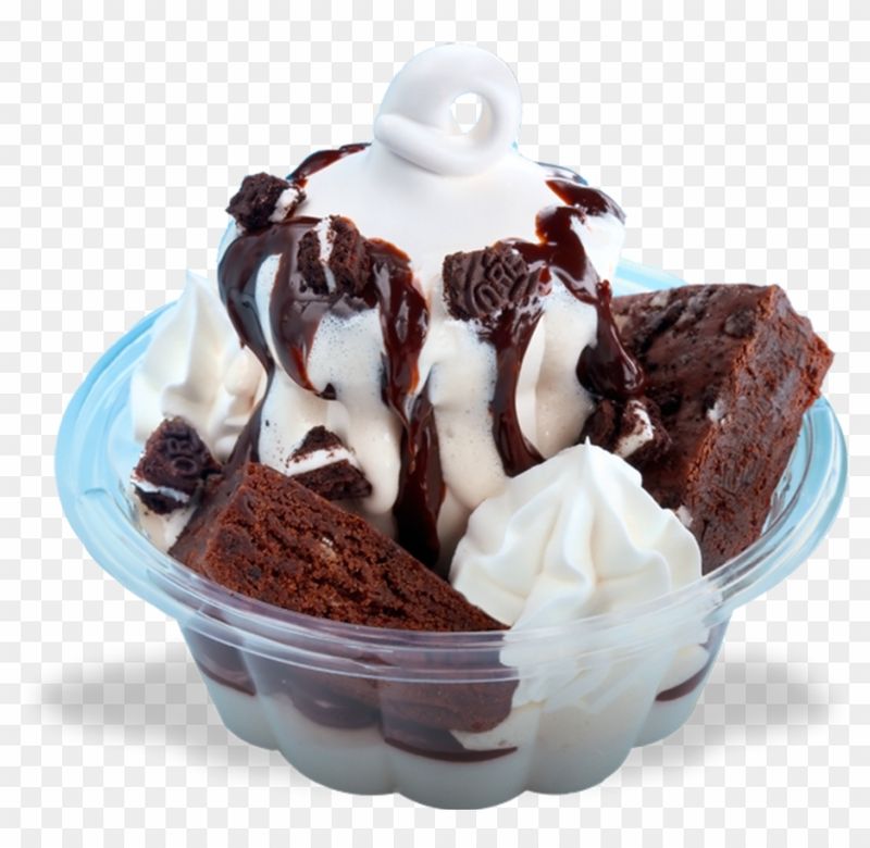 Oreo Brownie Earthquake Sundae