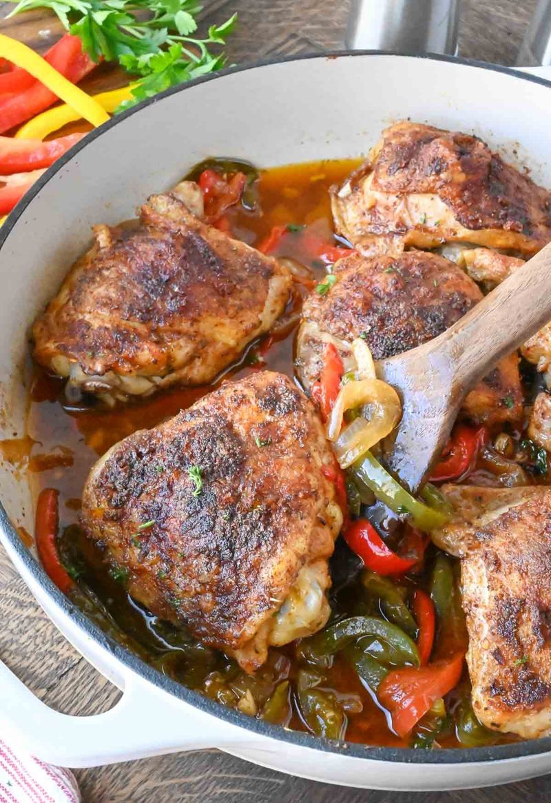 Cajun Oven-Roasted Thighs