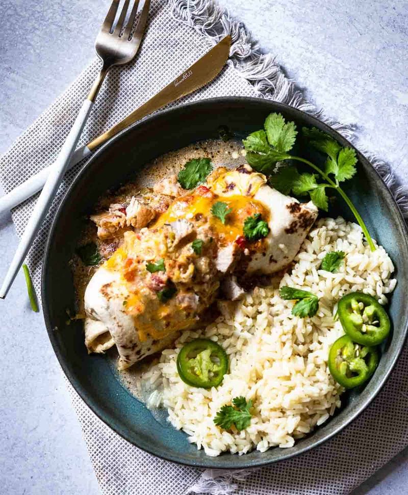 Green Chile Smothered Burrito