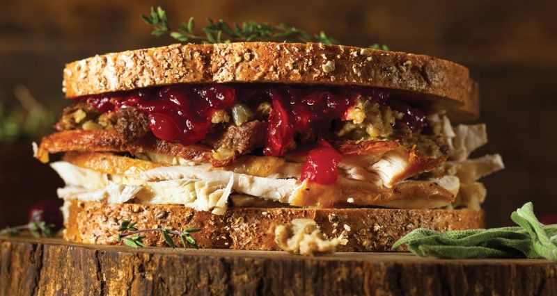 Turkey and Cranberry Sandwich
