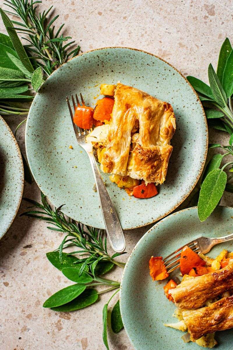 Roasted Vegetable Medley Pie
