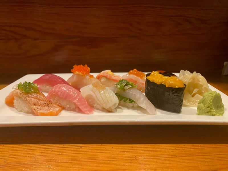 Sushi at a non-sushi restaurant