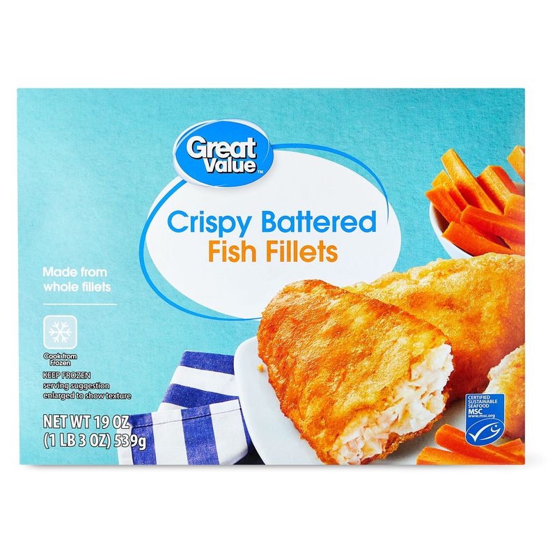 Walmart Great Value Fish Sandwich Fillets (where available)