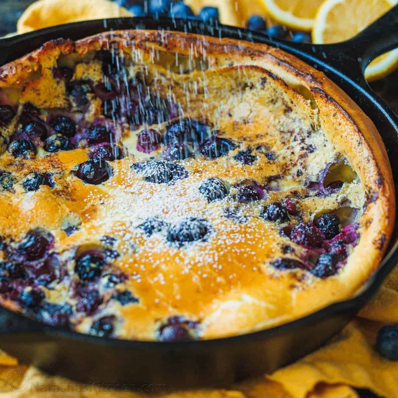 Blueberry Lemon Dutch Baby