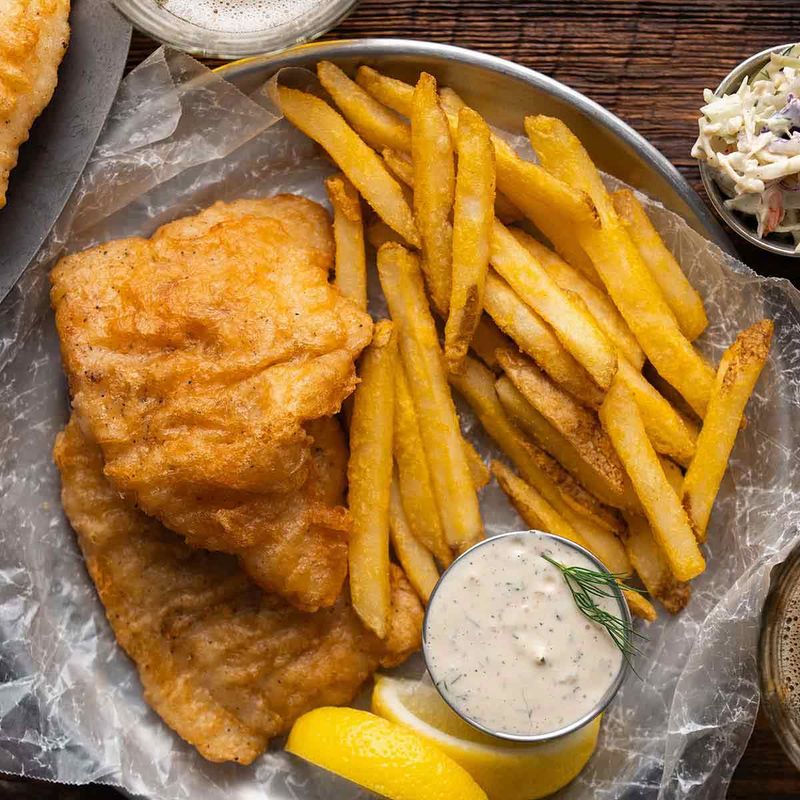 Fish and Chips (Pub-style)