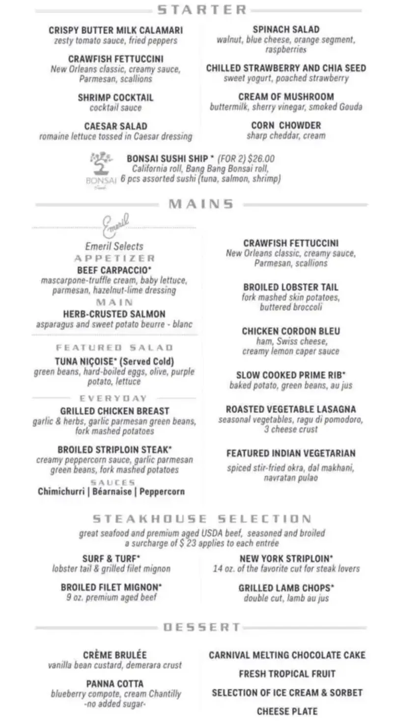 Ask For The Always-Available Menu