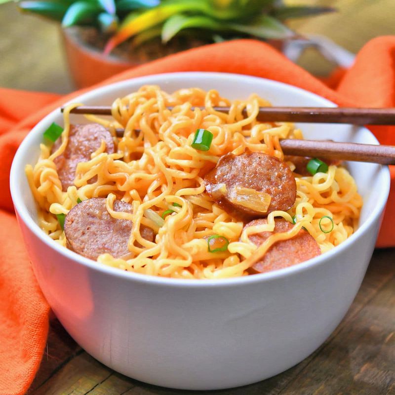 Kielbasa Ramen Bowl