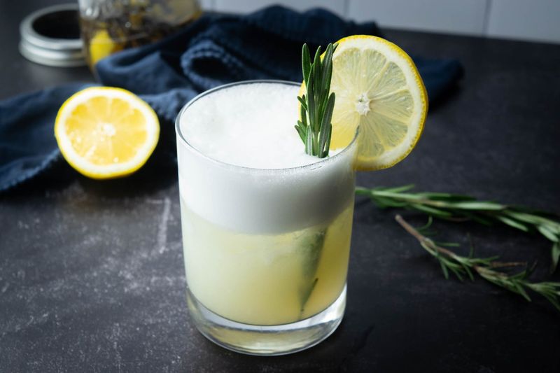 Rosemary Gin (or Vodka) Cocktail