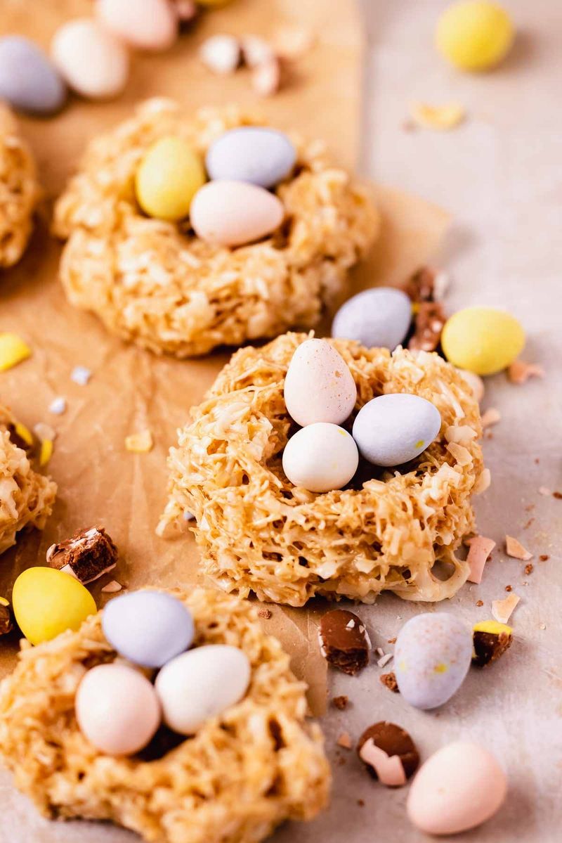 Mini Egg Nest Cookies