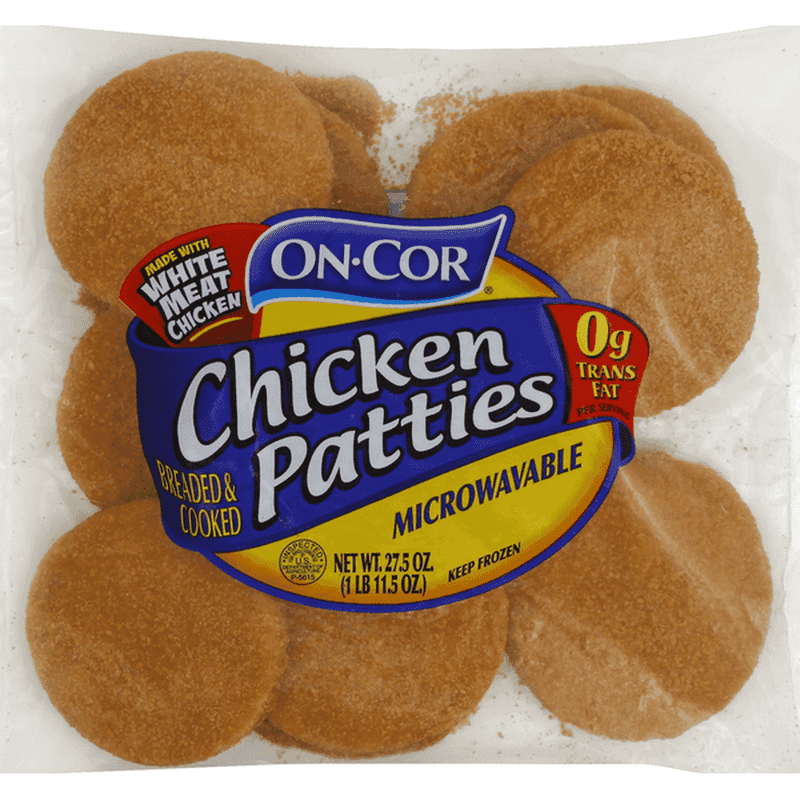 On-Cor Breaded Chicken Patties Meals