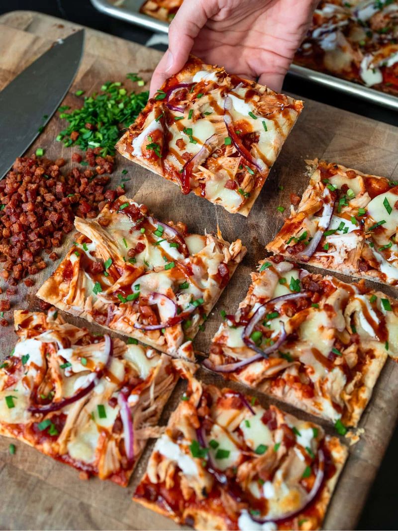 BBQ Chicken Flatbreads