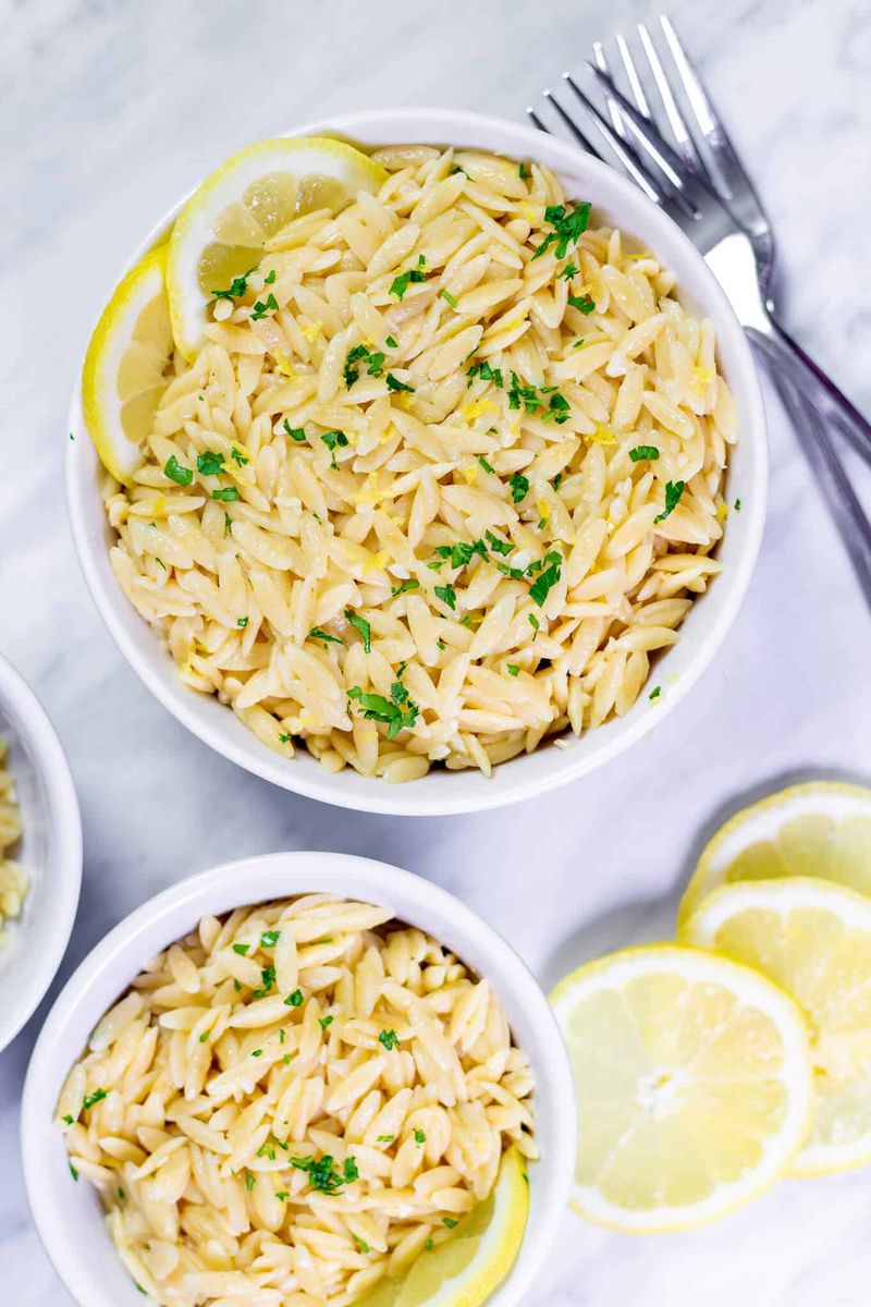 Lemon Parmesan Orzo