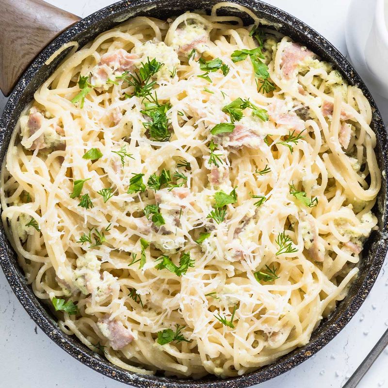 Chicken Alfredo Shortcut Pasta