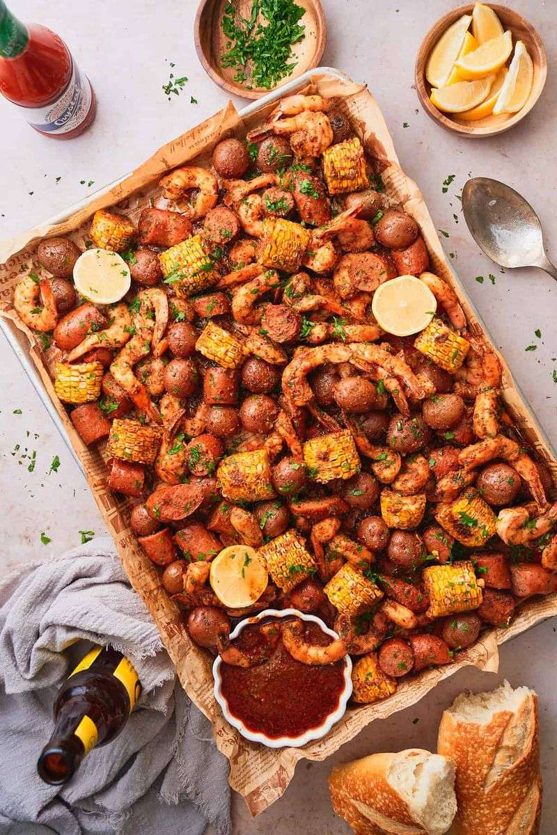 Sheet Pan Shrimp Boil