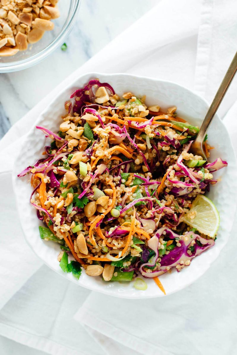 Peanut Crunch Cabbage Salad