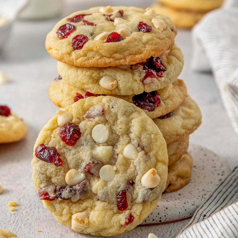 White Chocolate Cranberry Cookies