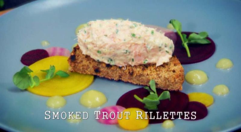 Smoked Trout Rillettes Toasts