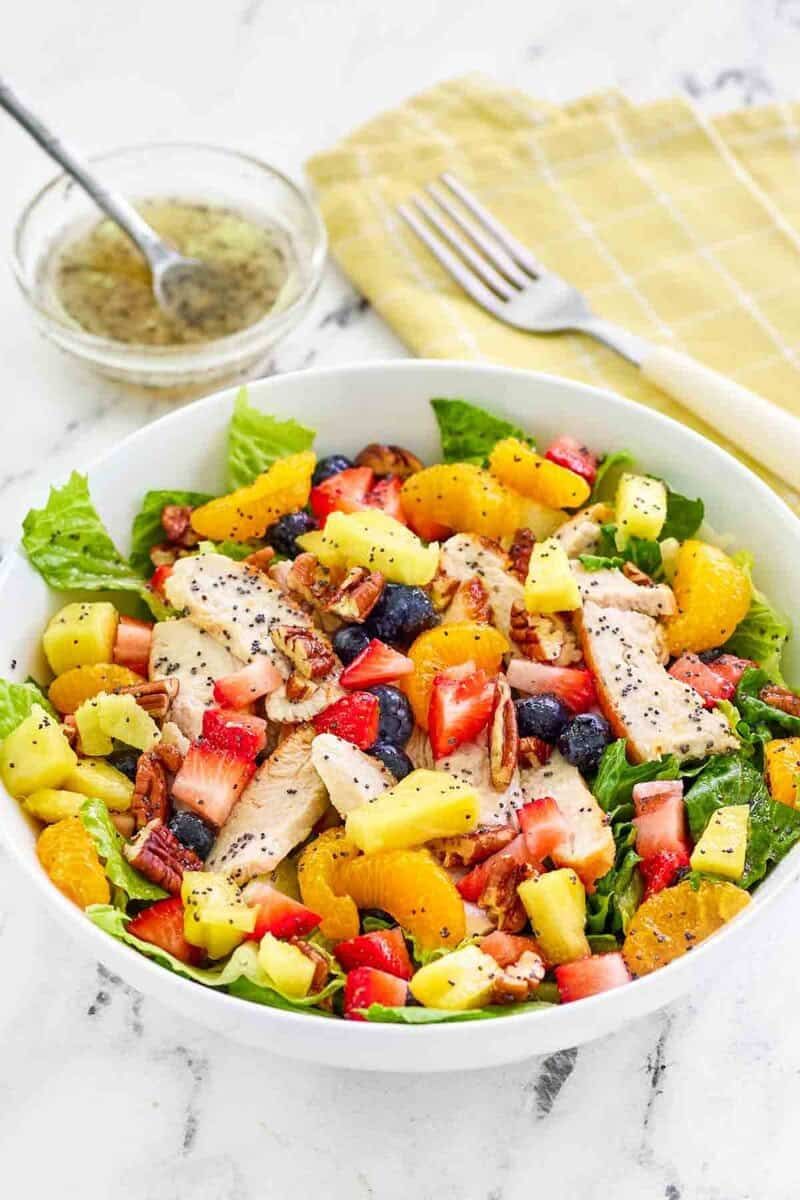 Strawberry Poppy Seed Chicken Salad
