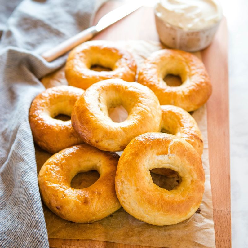 Plain New York Bagels