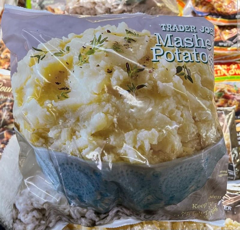 Trader Joe’s Mashed Potatoes (where available)