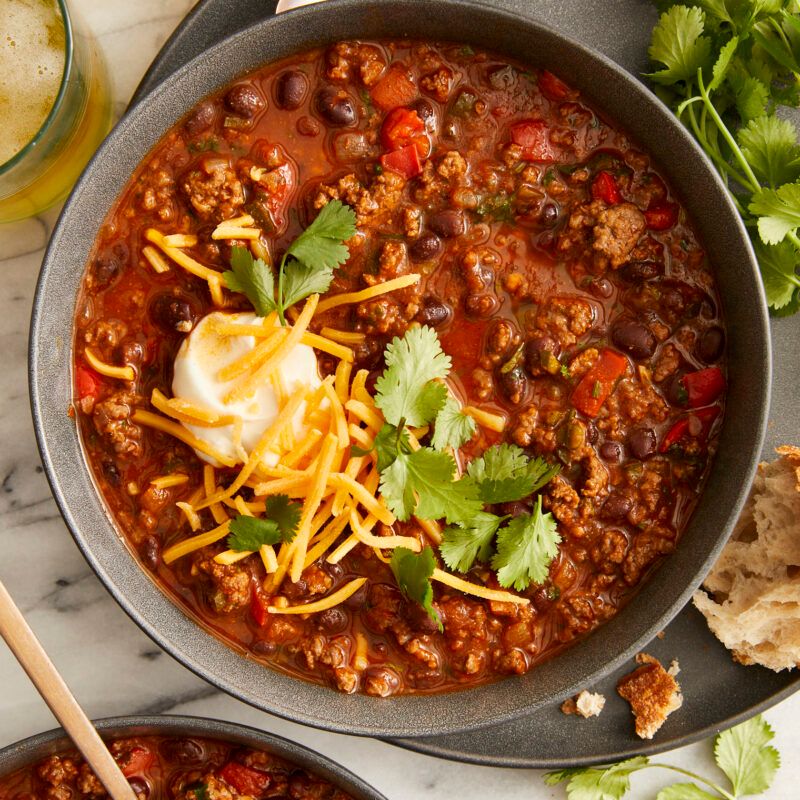 One-Pot Chili (Bean-Heavy)