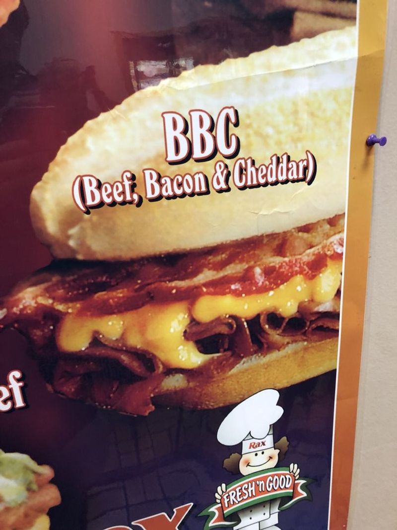 Rax BBC (Beef Bacon Cheddar)