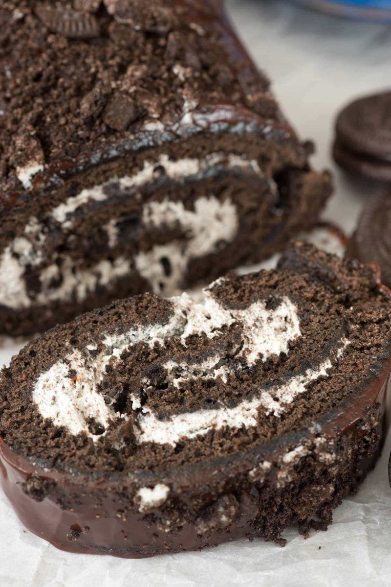 Cookies and Cream Oreo Roll