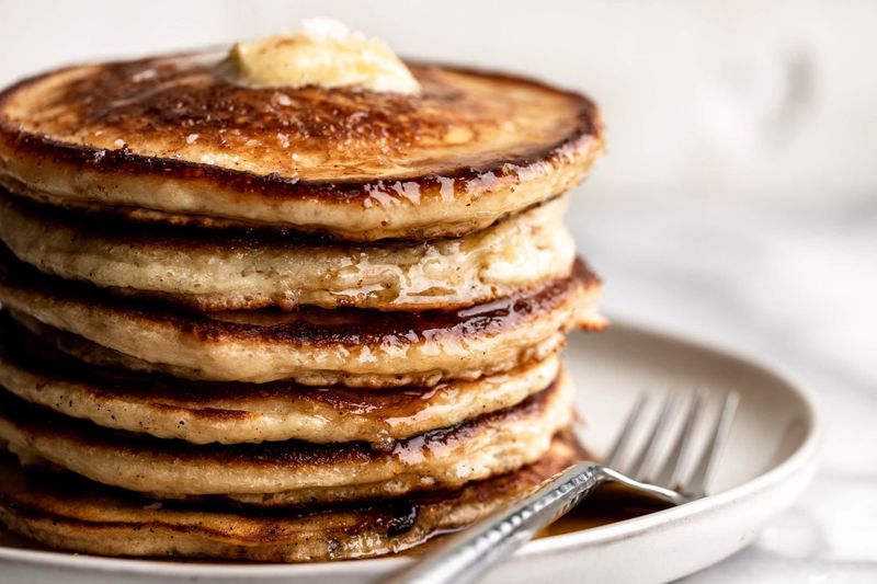 Maple Brown Butter Pancakes