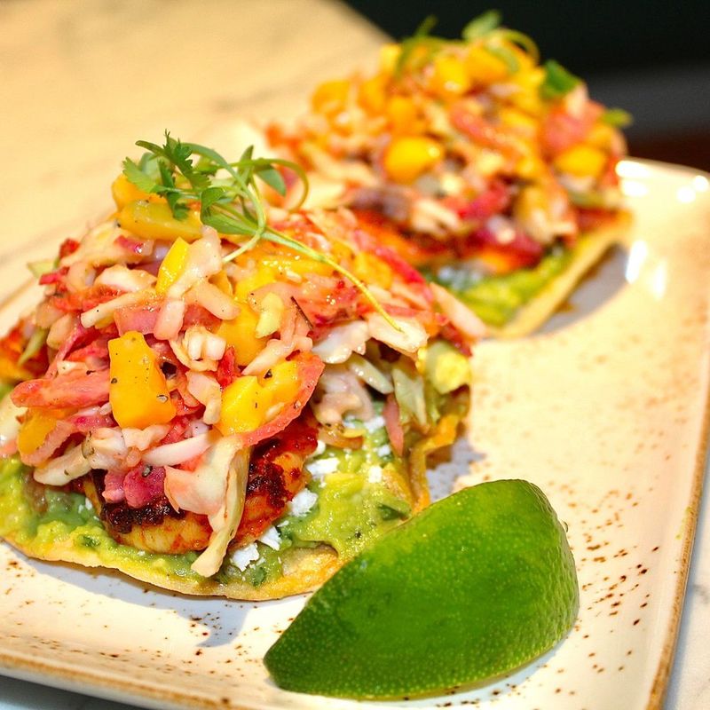 Fry Bread Tacos with Citrus Cactus Salsa
