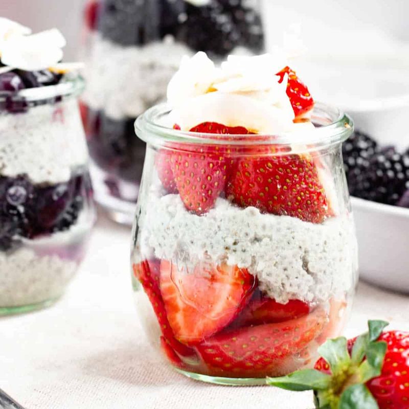Chia Pudding Parfaits